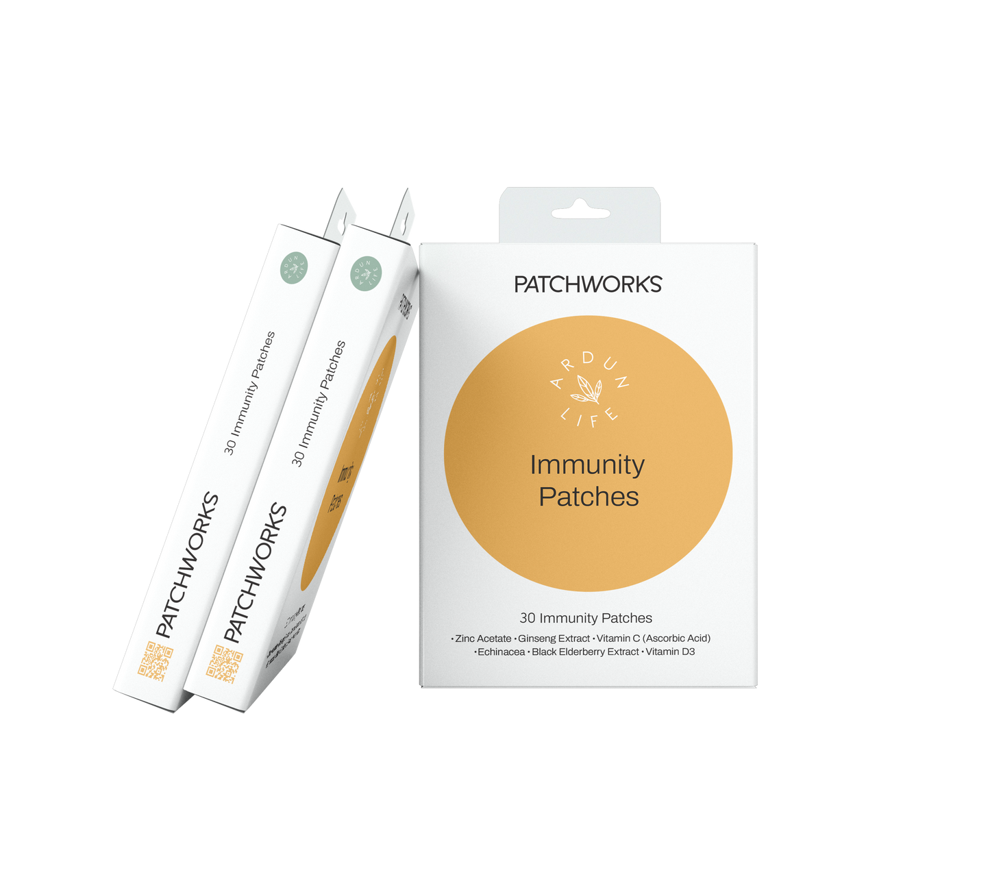 Immunity Support Patch | Zinc, Vitamin C & D3 Transdermal Patch with Elderberry