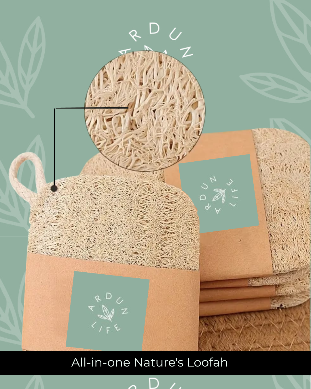 100% Natural Loofah | Multi purpose | Eco-friendly | Long Lasting